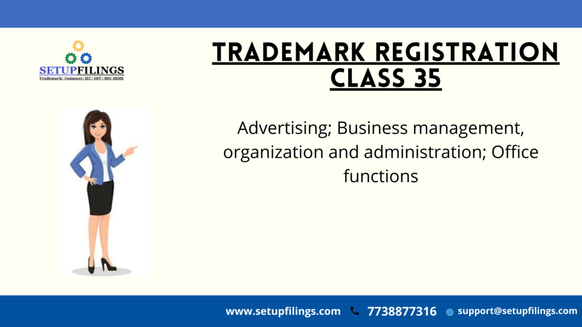 Curated visual reference: Trademark Class 35 Reference: Trademark Class 35 Business Services Guide