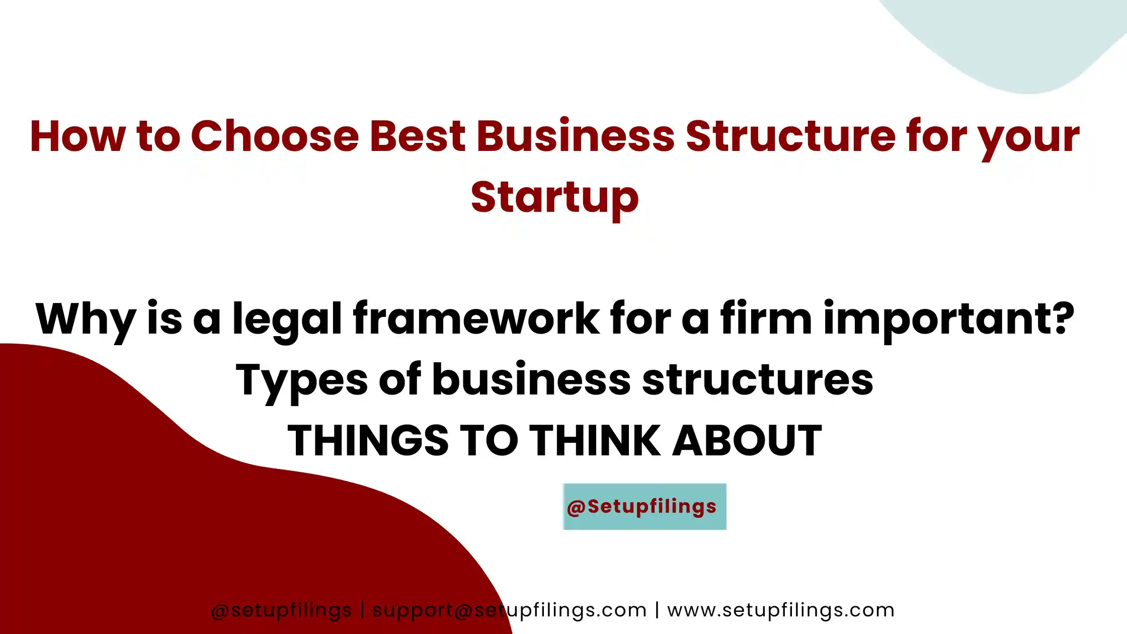 How to Choose Best Business Structure for your Startup