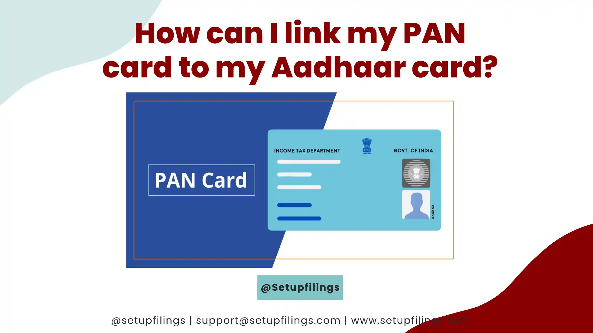 Linking your PAN with Aadhaar